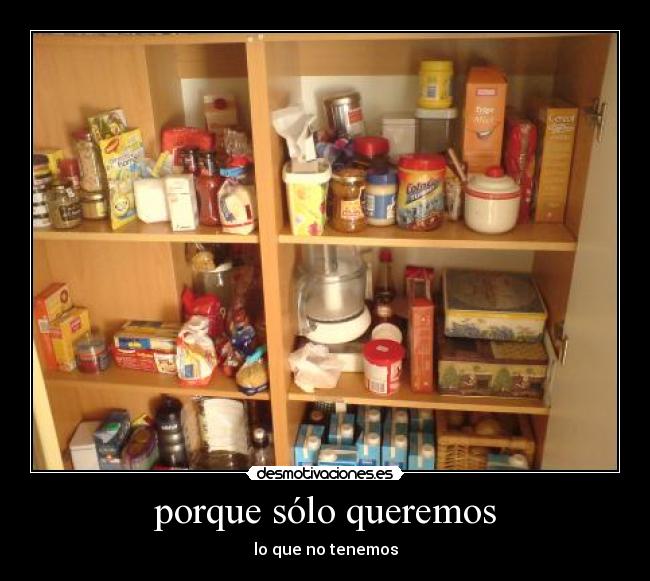 porque sólo queremos - 