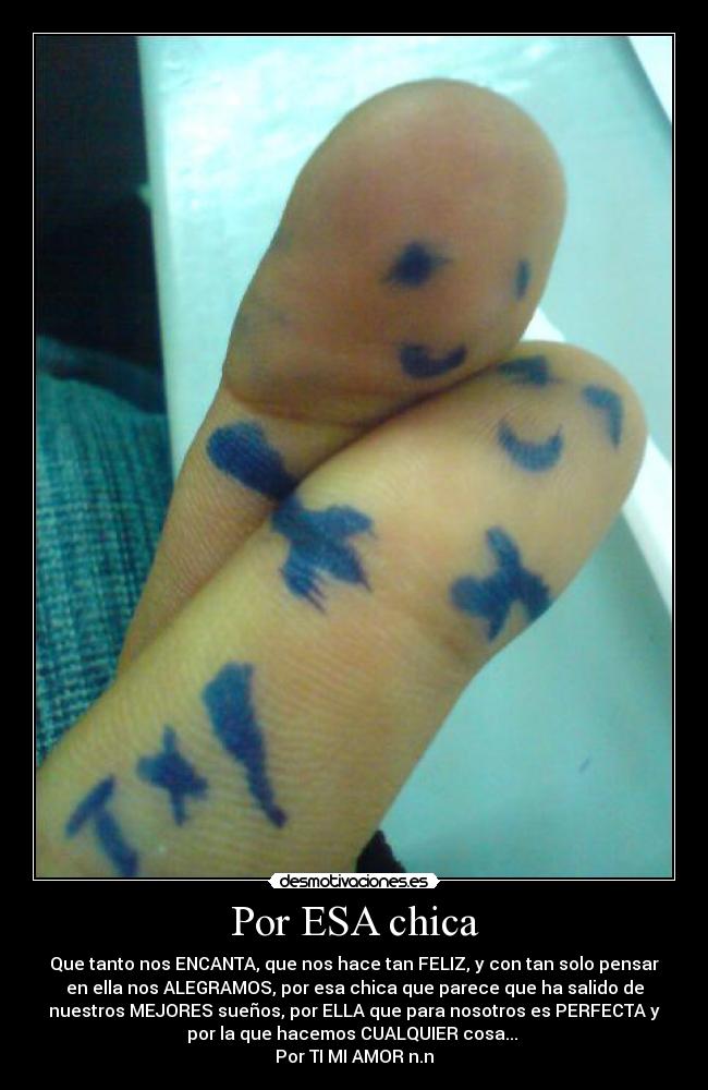 Por ESA chica -