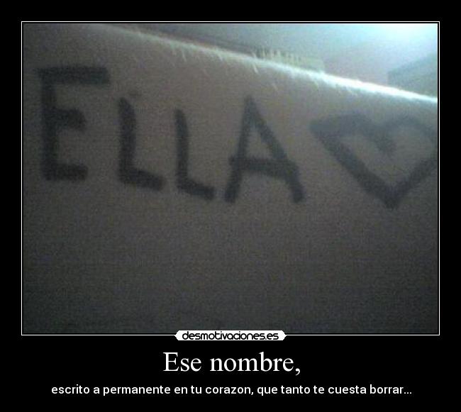 Ese nombre, - 