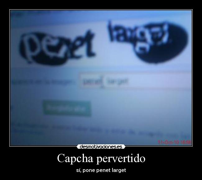 Capcha pervertido - 