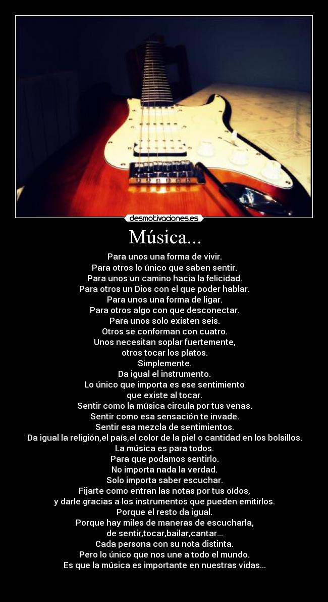 Música... - 