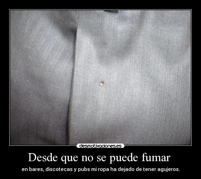 El complot para que dejados a era fumado por el marido