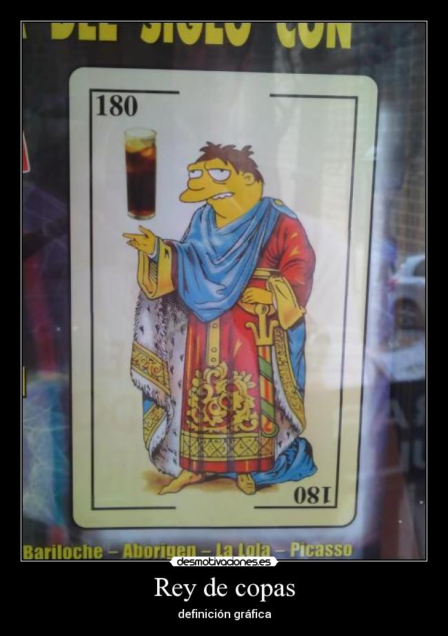 Rey de copas - definición gráfica