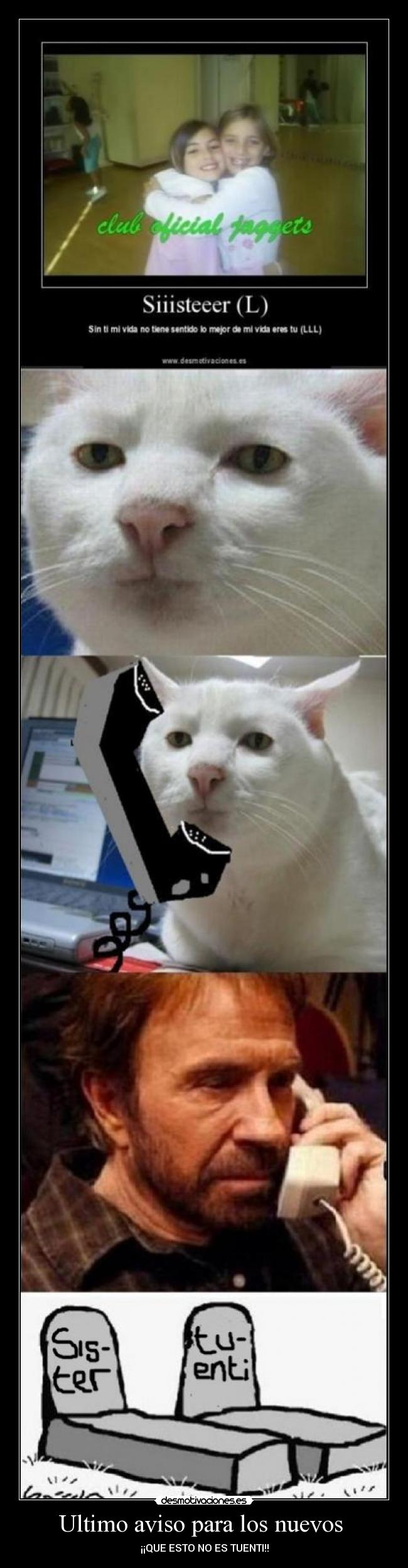 Ultimo aviso para los nuevos -