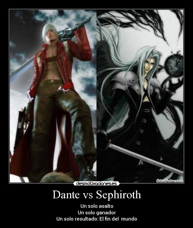 Dante vs Sephiroth -