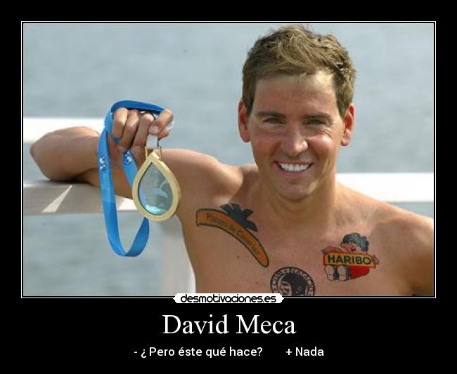carteles david meca nada que hace desmotivaciones