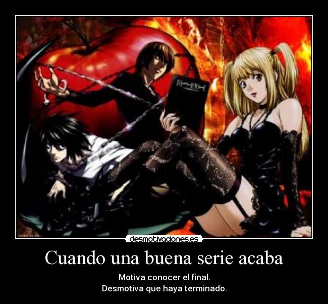 Cuando una buena serie acaba - 