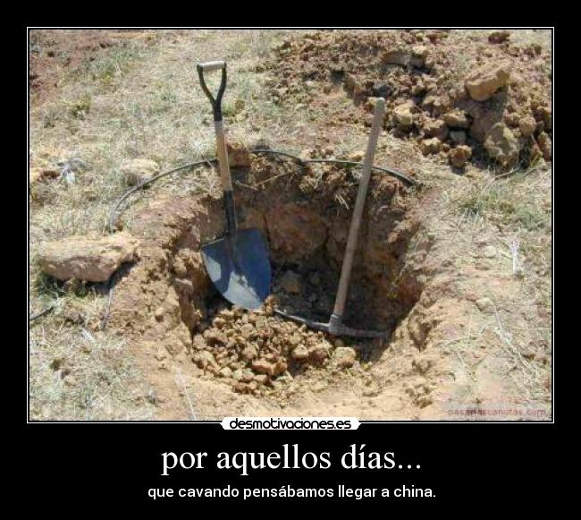 por aquellos días... - 