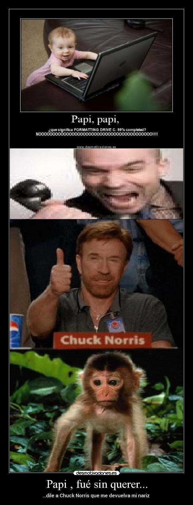 Papi , fué sin querer... -