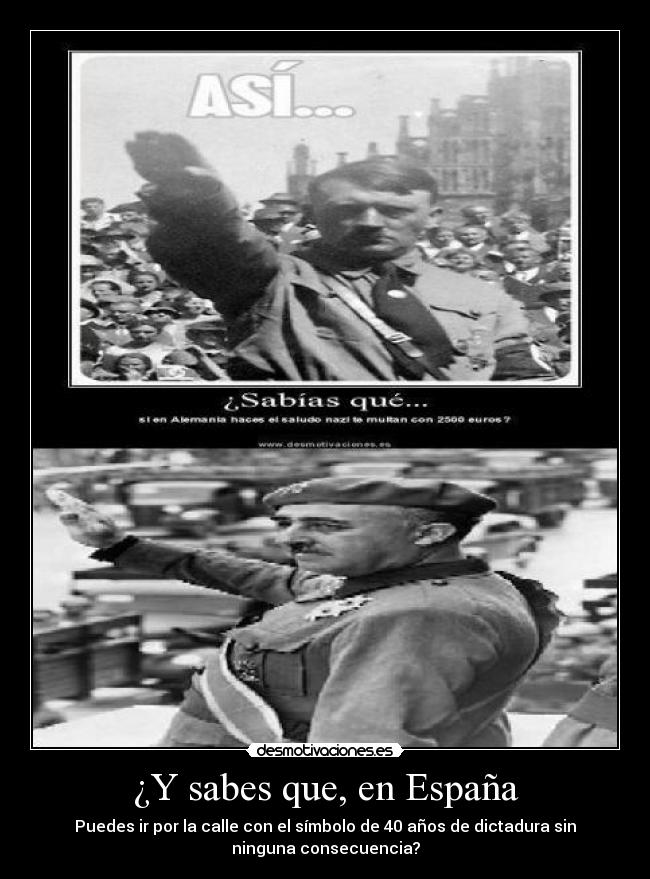 ¿Y sabes que, en España -