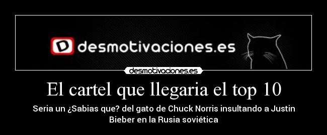 El cartel que llegaria el top 10 -