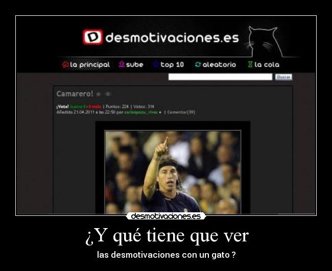 ¿Y qué tiene que ver -