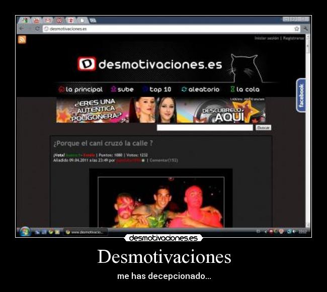 Desmotivaciones - me has decepcionado...