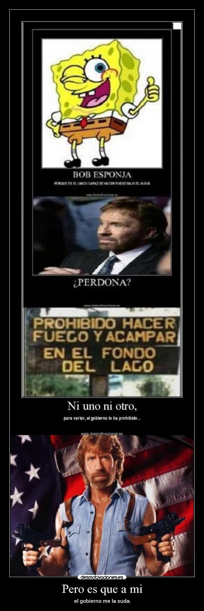 Pero es que a mi - el gobierno me la suda.