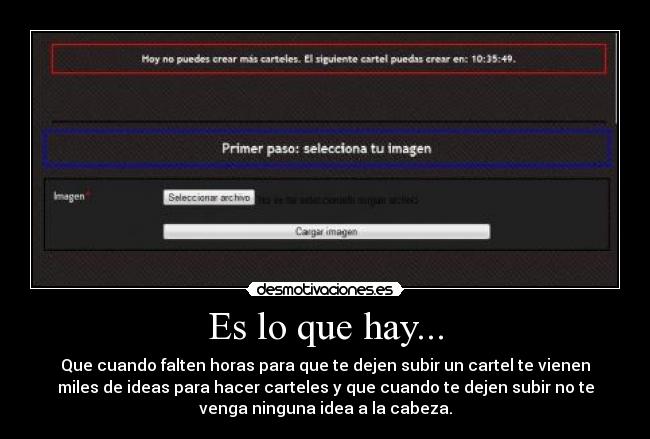 Es lo que hay... - 