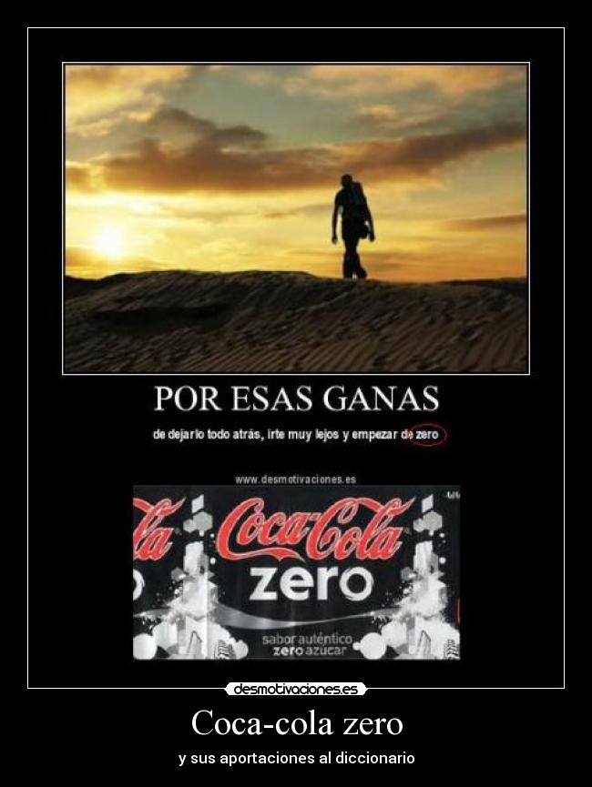 Coca-cola zero - y sus aportaciones al diccionario