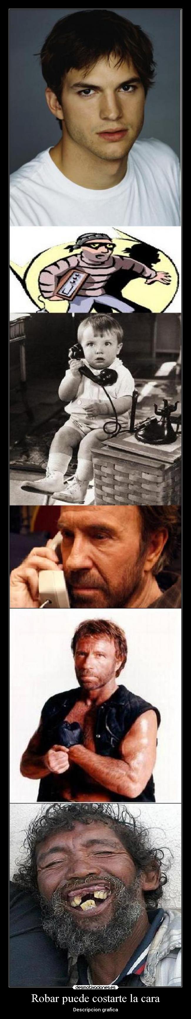 Robar puede costarte la cara - 
