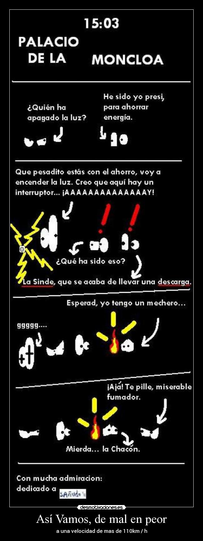 Así Vamos, de mal en peor - a una velocidad de mas de 110km / h