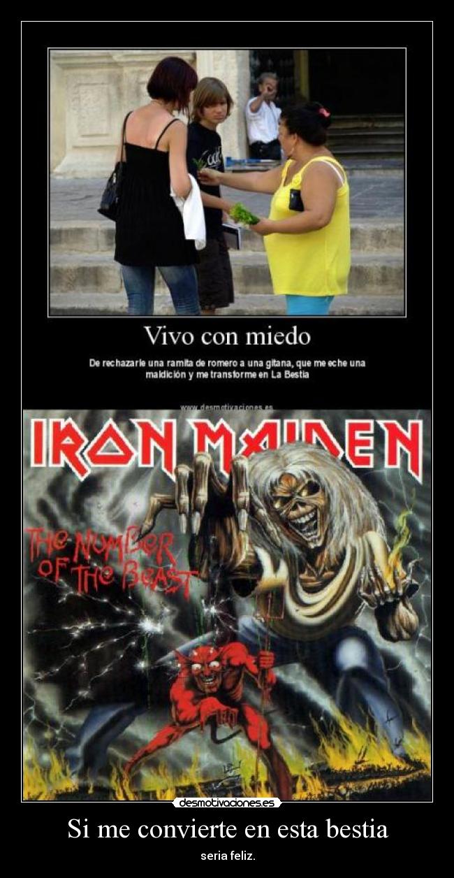 carteles ironmaiden gitana desmotivaciones