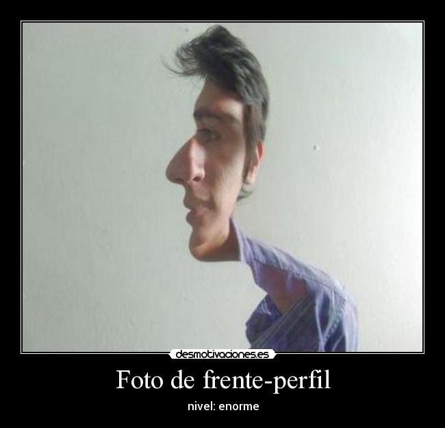 Foto de frente-perfil -