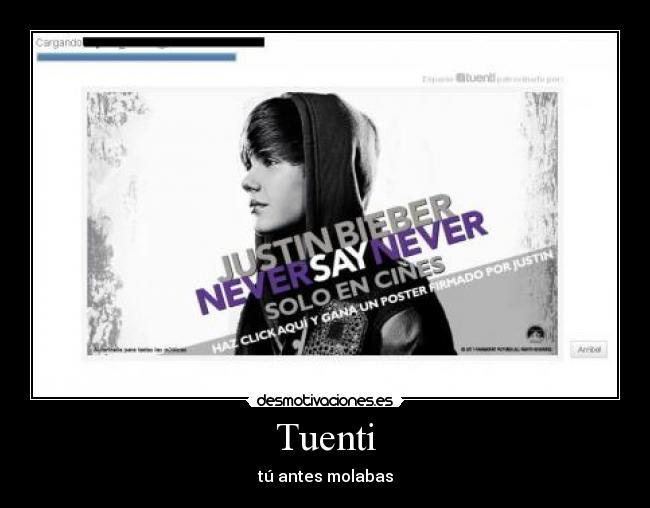 Tuenti - tú antes molabas