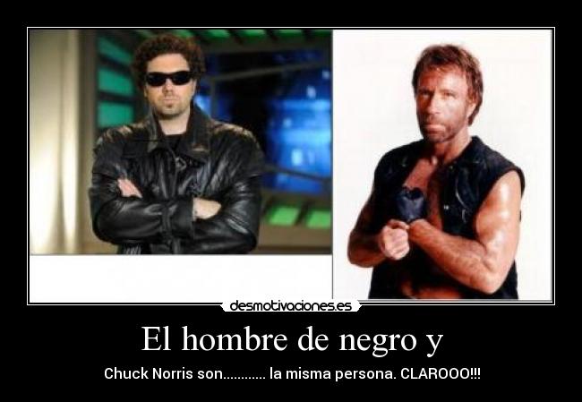 El hombre de negro y - 