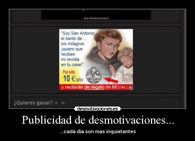 Publicidad de desmotivaciones... - 