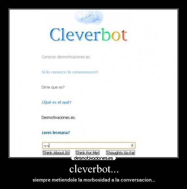 cleverbot... -