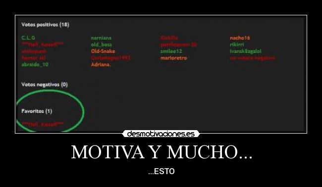 MOTIVA Y MUCHO... - 