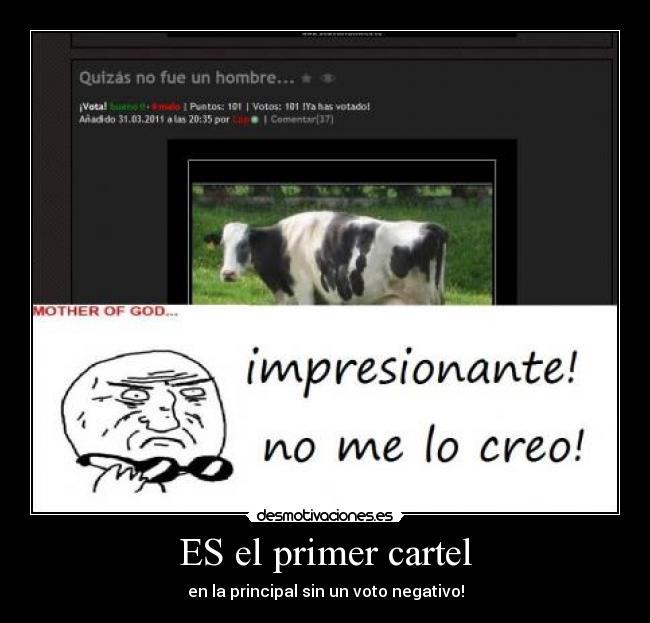 ES el primer cartel -