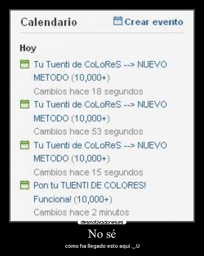 No sé - cómo ha llegado esto aquí ._.U