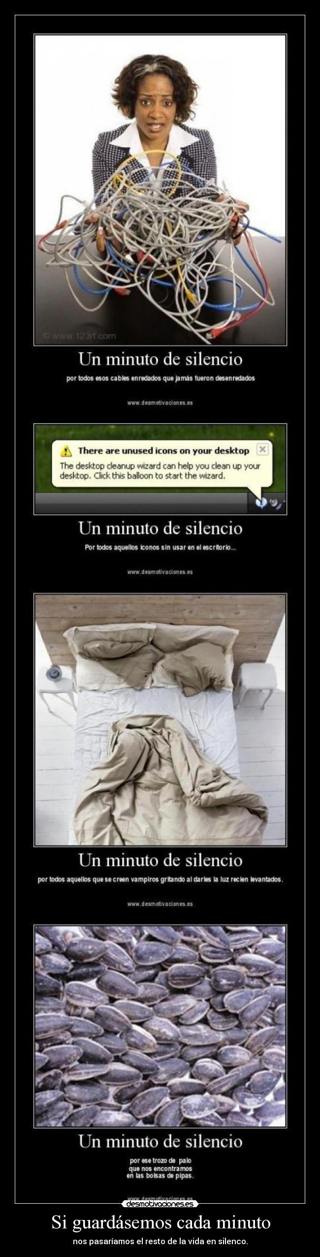 Si guardásemos cada minuto -