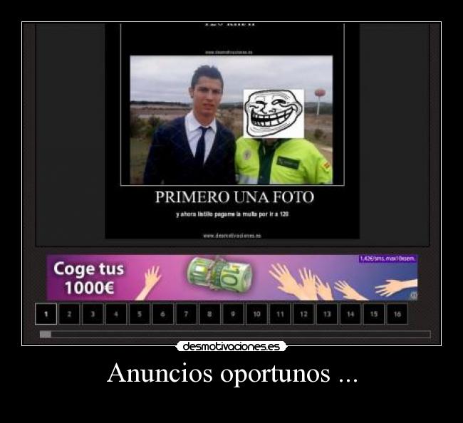 Anuncios oportunos ... -