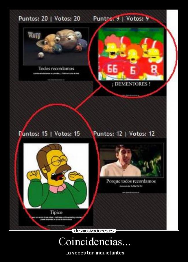 Coincidencias... - ...a veces tan inquietantes