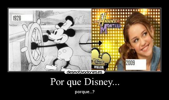 Por que Disney... - porque...?