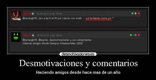 Desmotivaciones y comentarios - 