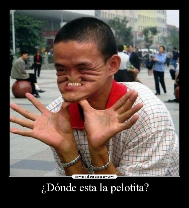 ¿Dónde esta la pelotita? -