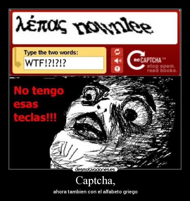 Captcha, - 