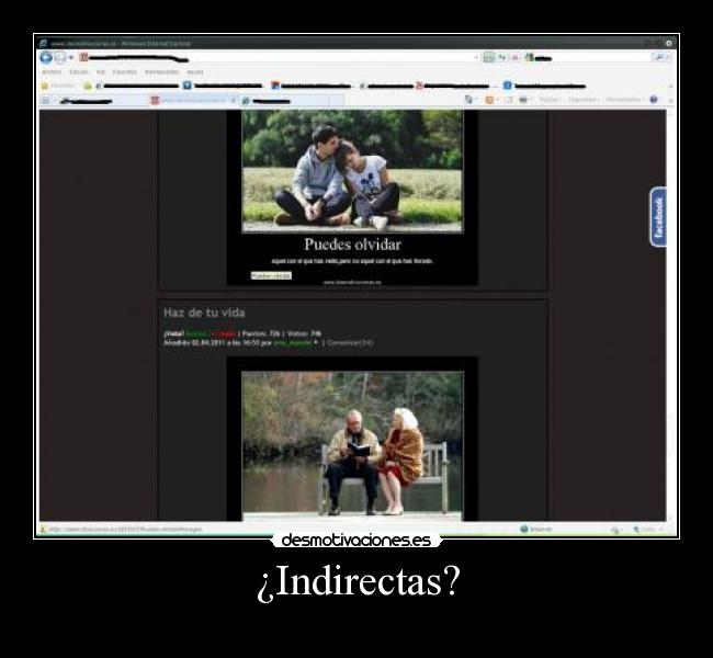 ¿Indirectas? -