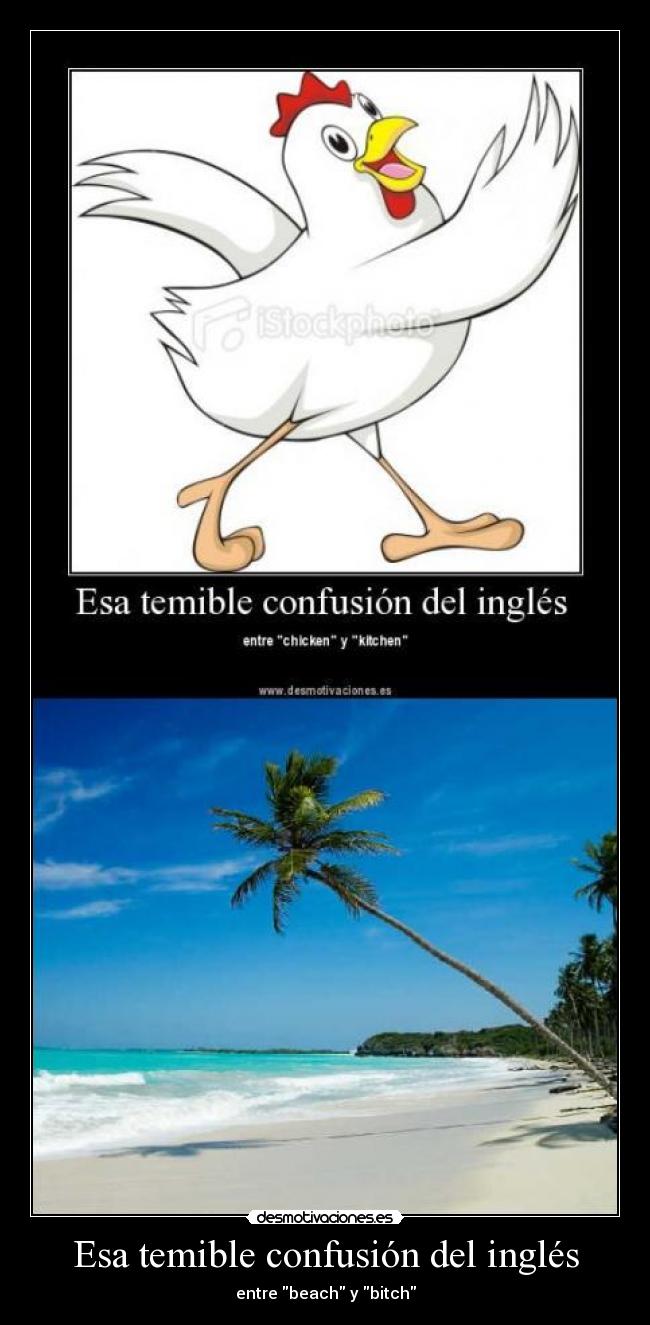 Esa temible confusión del inglés - 