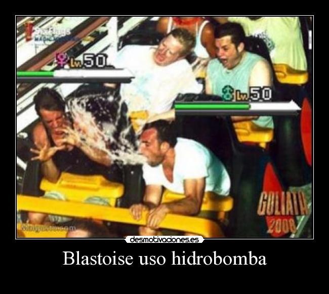 Blastoise uso hidrobomba - 