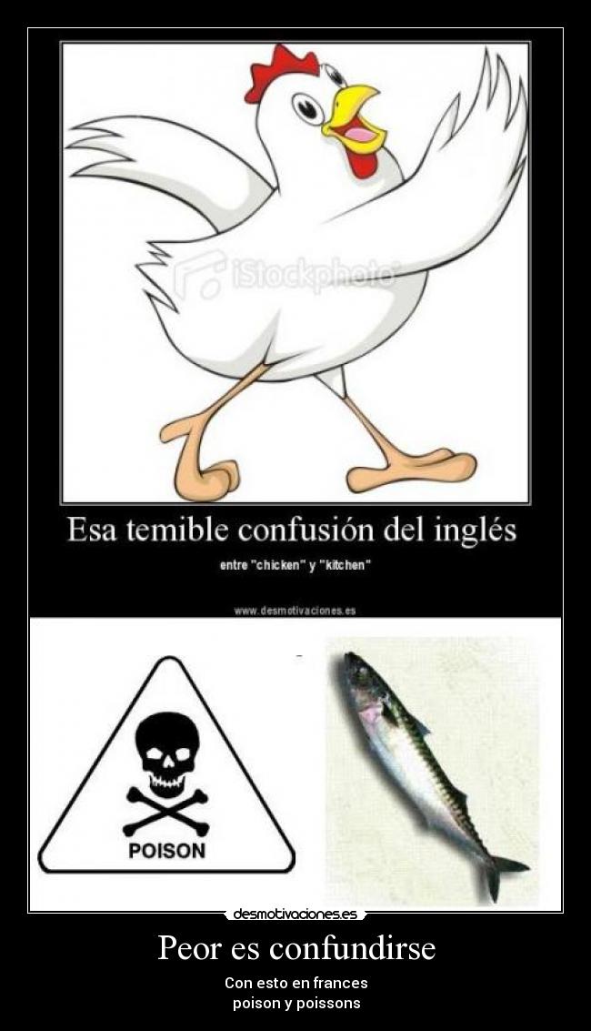 Peor es confundirse - 