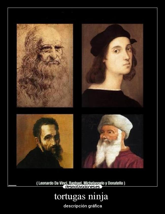 tortugas ninja - descripción gráfica
