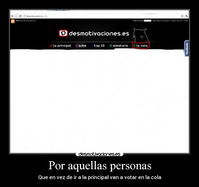 Por aquellas personas -