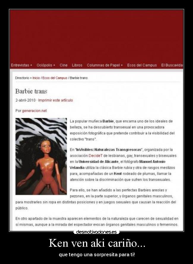 Ken ven aki cariño... -