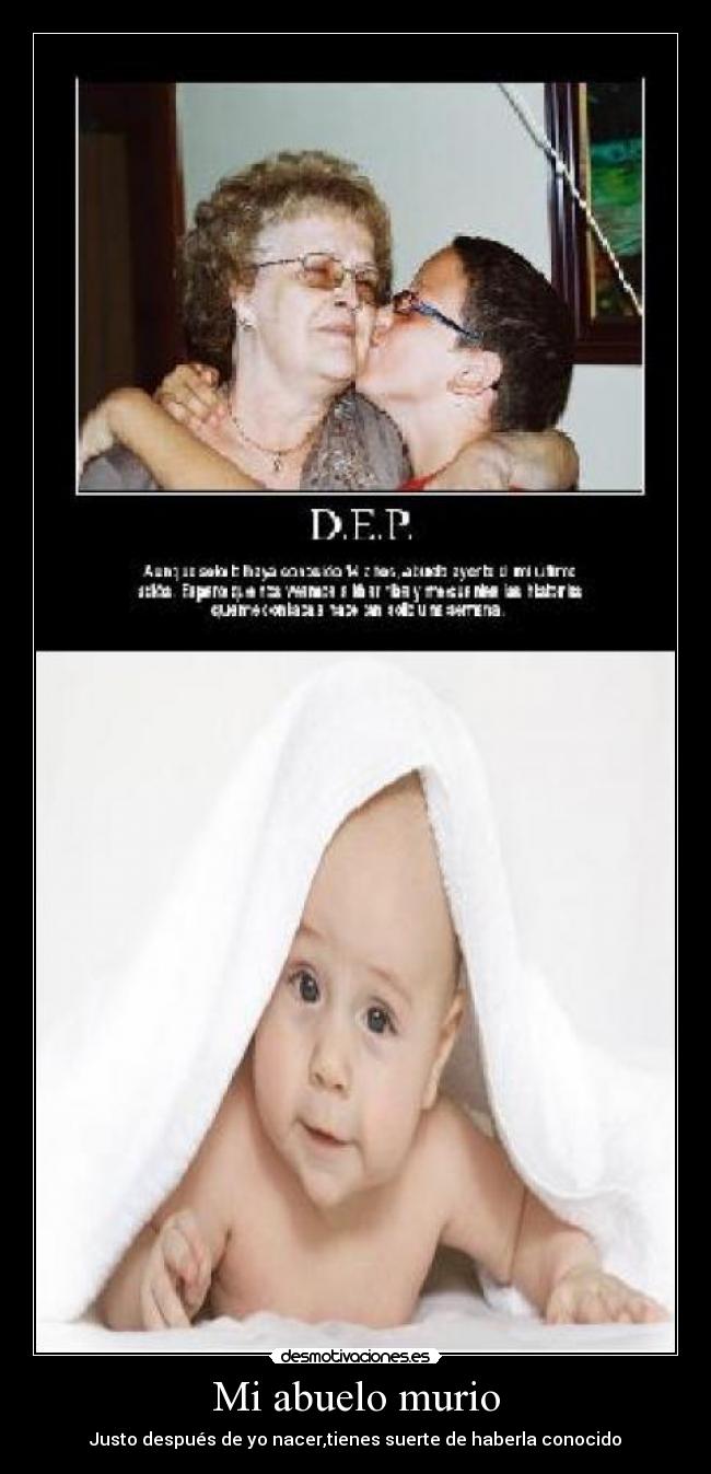 Mi abuelo murio - 