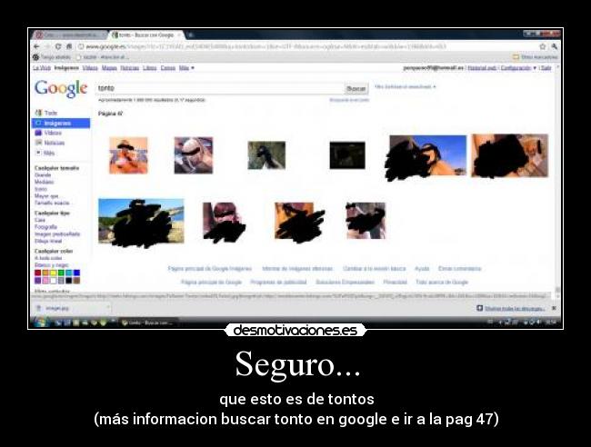 carteles tonto seguro desmotivaciones