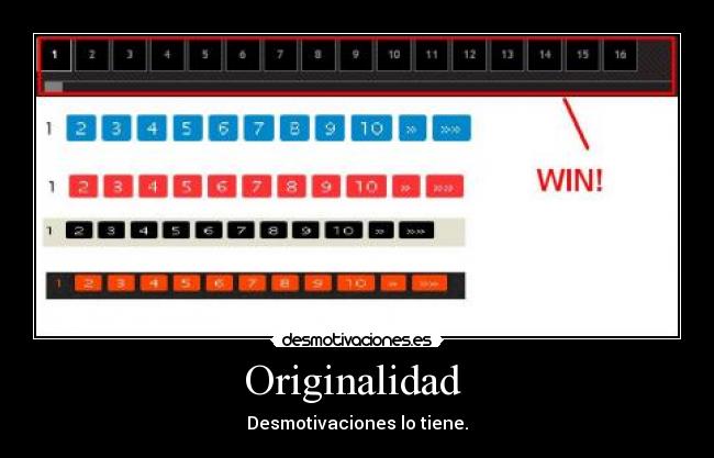 Originalidad - Desmotivaciones lo tiene.