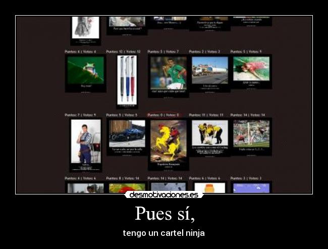 carteles cartel ninja desmotivaciones