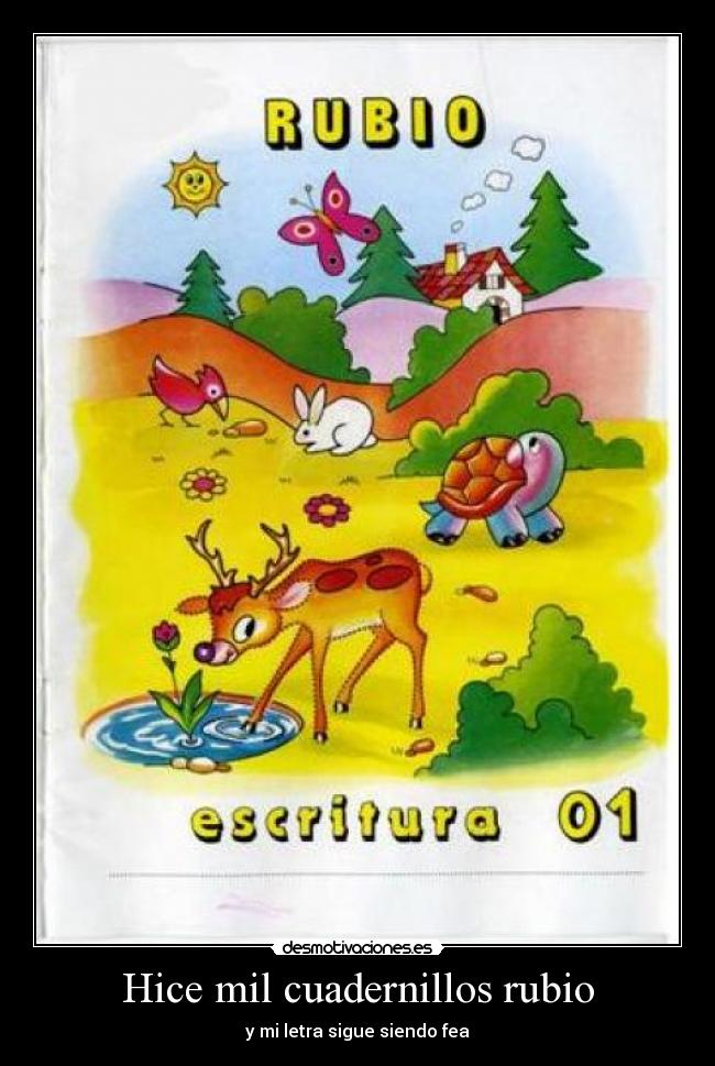 Hice mil cuadernillos rubio - 